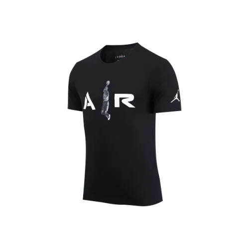 Джордан Flying Man Dunk Черный Мужской T-Рубашка