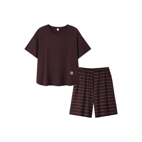 Sha Qian Пижамный комплект Женские Шоколад