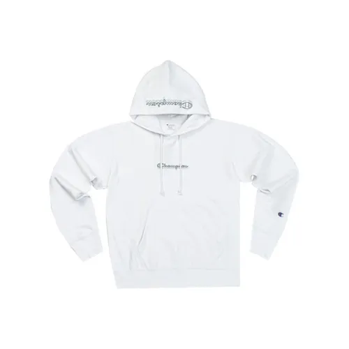 Champion Белый Унисекс Свитшоты