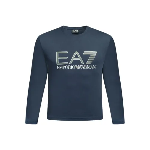 EMPORIO ARMANI Темно-синие мужские футболки T