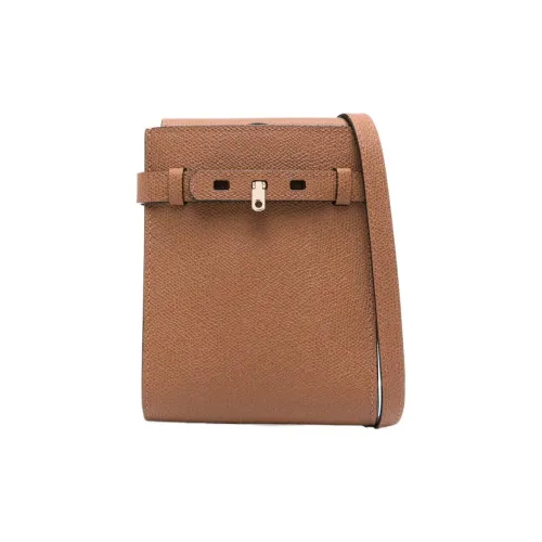 Valextra B tracollina Series Сумка через плечо из телячьей кожи сумка на плечо мини женский верблюжий коричневый