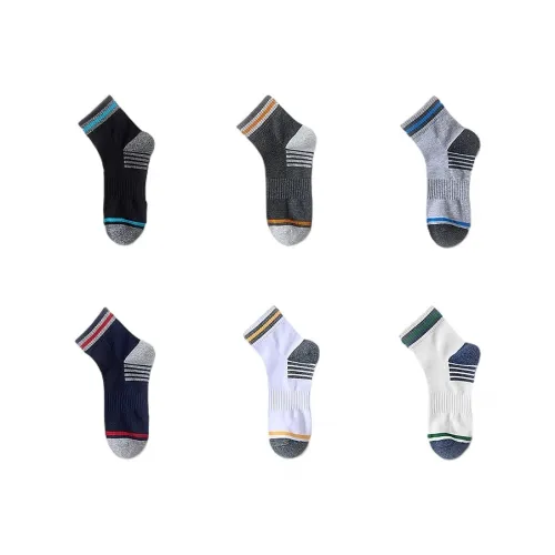 H YXIANG Носки Crew Унисекс упаковка из 6 пар