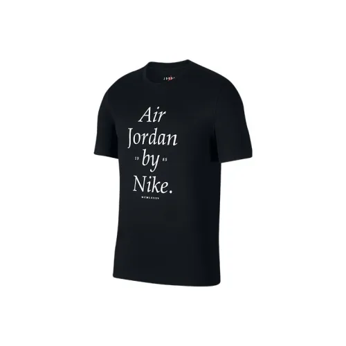 Джордан Набор с короткими рукавами мужская футболка черного цвета