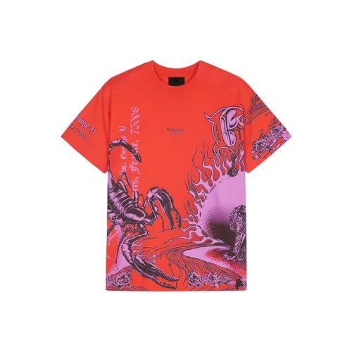 Givenchy Red Men's T-Shirts Givenchy Красные Мужские Футболки