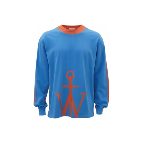 JW Anderson Мужские Синие T-рубашки