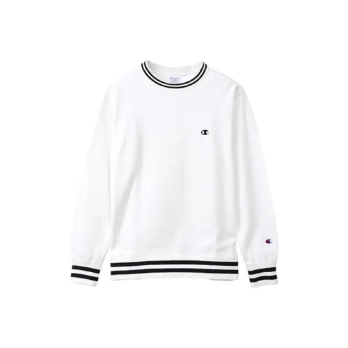 Champion Белый Унисекс Свитшоты