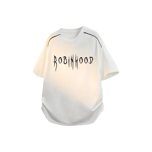 ROBINHOOD Стандартная футболка унисекс белого цвета