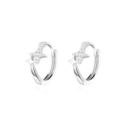 SHEEHHYY Сплав с цирконом серьги унисекс