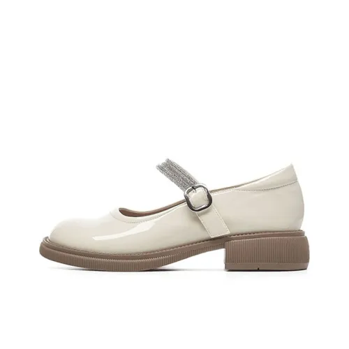 Daphne Грубый каблук Туфли Мэри Джейн Женские