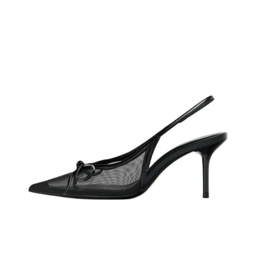 ZARA Высокие каблуки Черные Женские