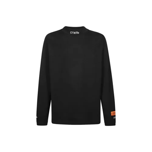 HERON PRESTON Черный Мужской Свитшот