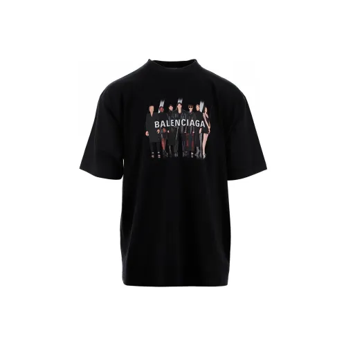 Balenciaga T-Shirt Loose Fit Men's Black