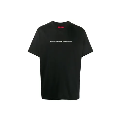 424 Черные Мужские T-Рубашки