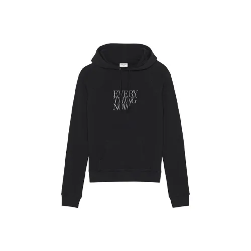 SAINT LAURENT Мужские черные свитшоты