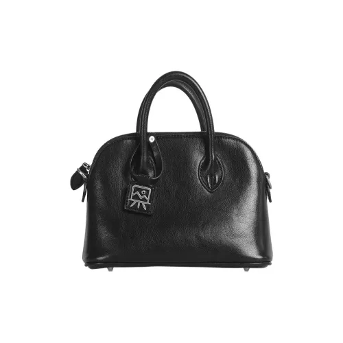 Kikawa Card ПУ (полиуретан) Купольная Сумка Сумка на Одно Плечо Маленькая Женская Черная