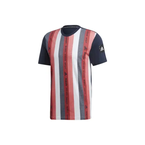 Adidas Светло-алый Мужской T-рубашки