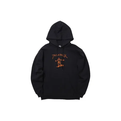 Thrasher Черный Унисекс Свитшоты