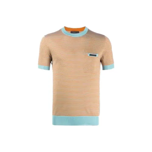 PRADA Розовые Мужские T-рубашки