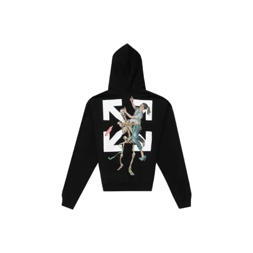 Off Белый FW20 Черный Мужские Толстовки