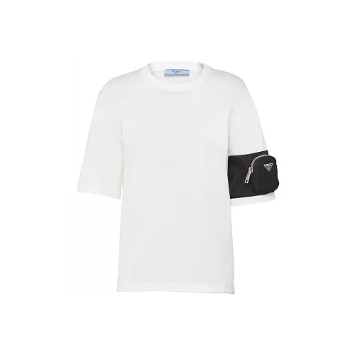 PRADA Белая Унисекс Футболка