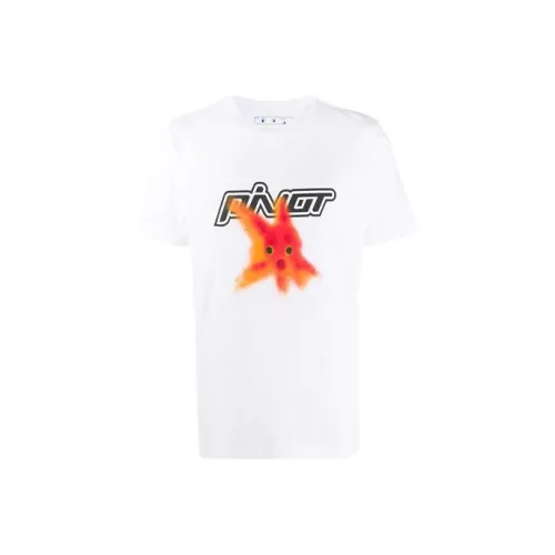 Off Белый FW20 Белый Мужская T-рубашка