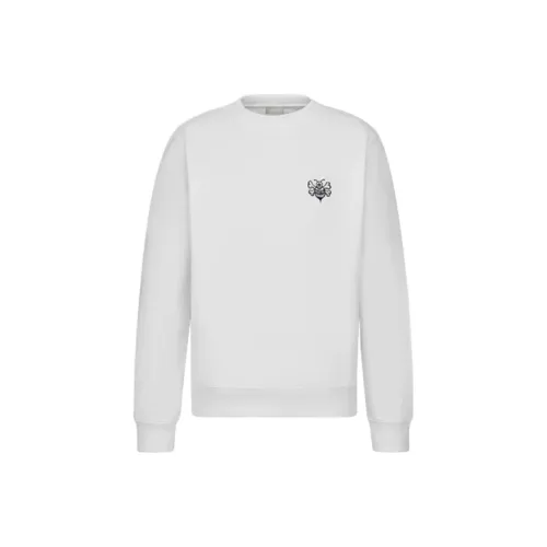 Dior Quarterly New Products Белый Унисекс Свитшоты
