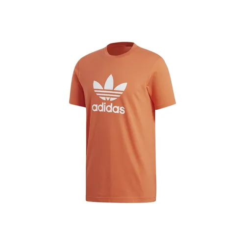 Adidas Originals Trefoil Оранжевый Желтый Мужская T-Рубашка