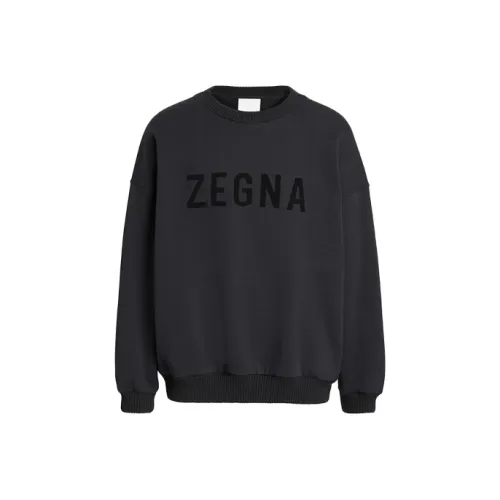 Ermenegildo Zegna Черные Мужские Толстовки