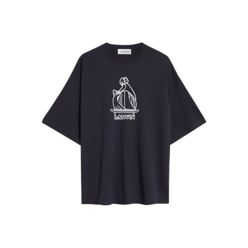 Lanvin Мужские синие T-рубашки