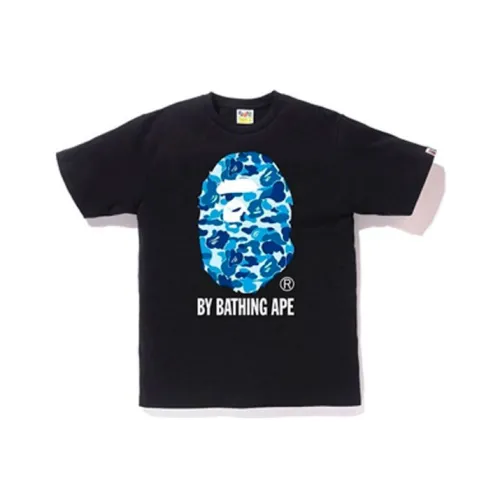 A BATHING APE Голова Series T Рубашка Унисекс Черный