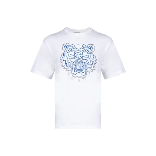 KENZO Classic Tiger Head Белый Мужской T-Рубашка