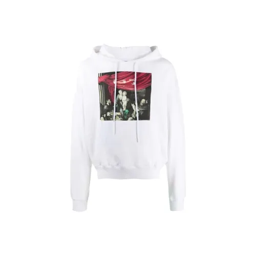 Off Белый FW20 Белый Мужские Толстовки