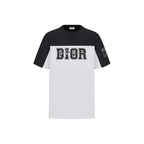 DIOR Quarterly New Products Белые Мужские T-Рубашки
