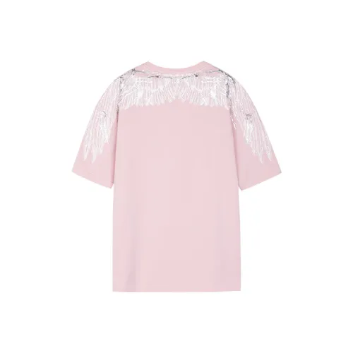 Boy London SS21 Прямой крой T-рубашка Унисекс Розовый