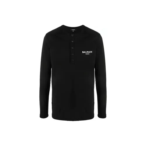 BALMAIN Мужские черные T-рубашки