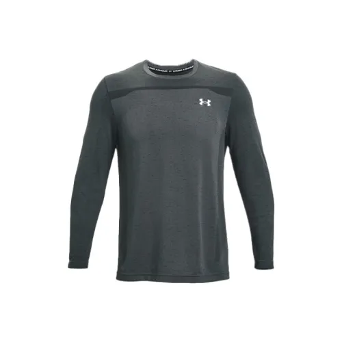 Under Armour Длинный рукав Т-рубашка Мужская Серого цвета