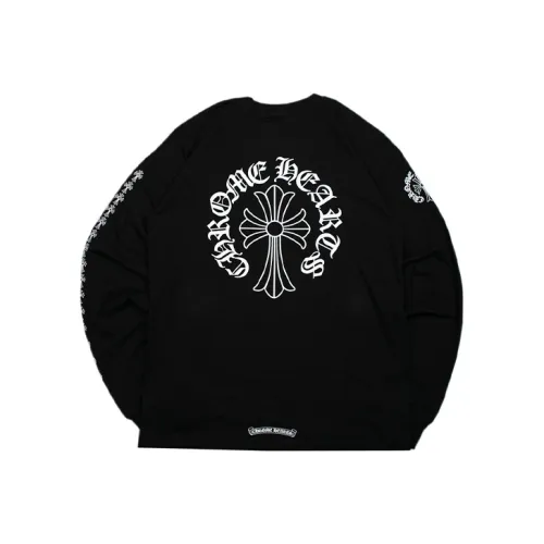 Chrome Hearts Черная Унисекс Футболка