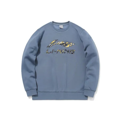 LINING Кремниевый Каменный Синий Мужские Толстовки