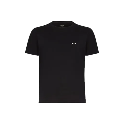 Fendi Черные Мужские T-Рубашки