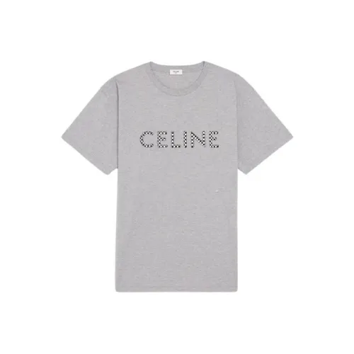 CELINE T Рубашка Мужская Смешанная Серый