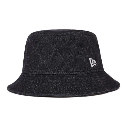New Era Cotton Bucket Hats Унисекс Черный