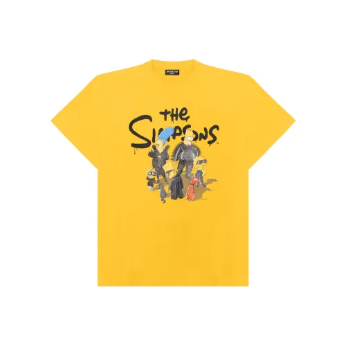 Balenciaga x The Simpsons T-Shirt Regular Fit Men's Yellow