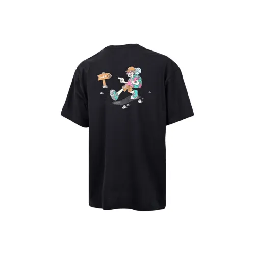 Конверс Funny Cartoon T-Shirt Мужской Черный