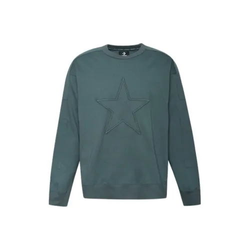 Конверс Зеленый Мужской Свитшот