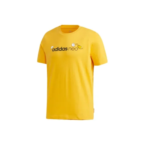 ADIDAS NEO T Рубашка Мужская Желтая