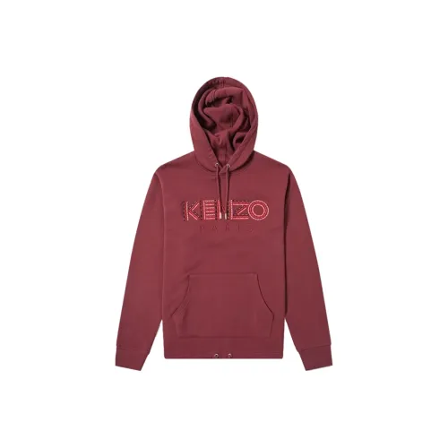 KENZO Темно-красные мужские свитшоты