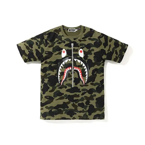 A BATHING APE BAPE совместная рубашка унисекс камуфляж зеленый