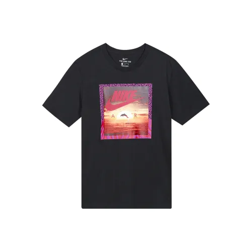 Nike Мужские черные футболки