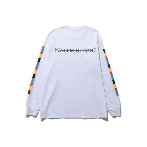 Peaceminusone Белая Унисекс Футболка