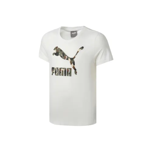 PUMA Белая Мужская Футболка